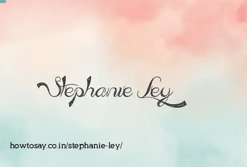 Stephanie Ley