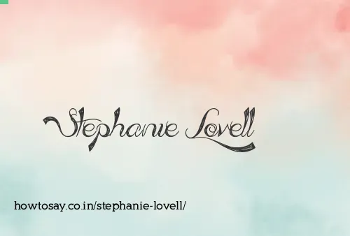 Stephanie Lovell