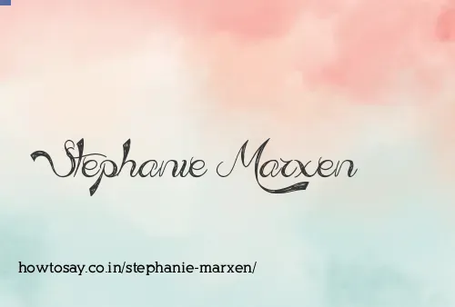 Stephanie Marxen