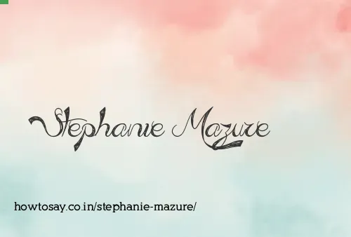 Stephanie Mazure