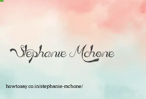 Stephanie Mchone