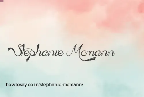 Stephanie Mcmann