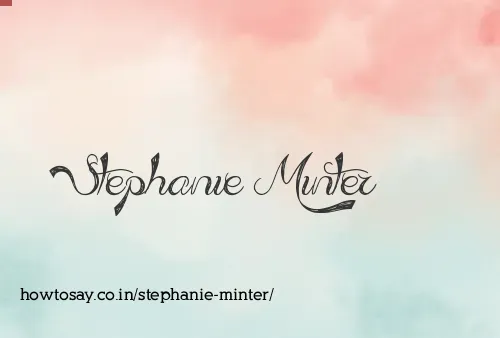 Stephanie Minter