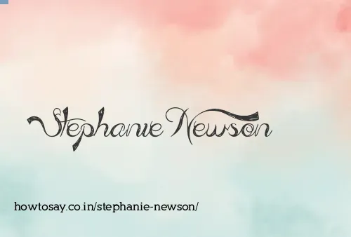 Stephanie Newson