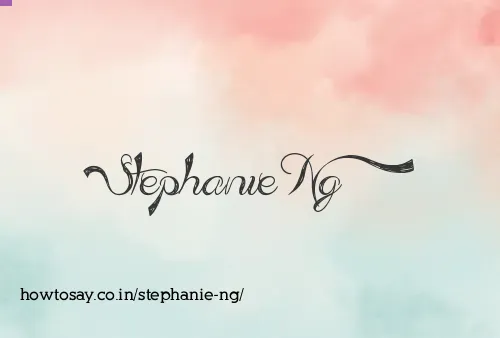 Stephanie Ng