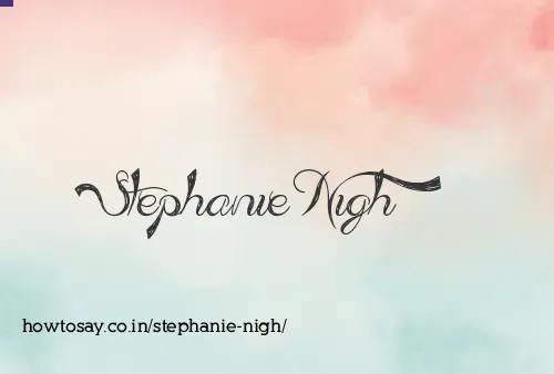 Stephanie Nigh