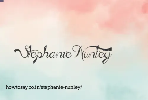 Stephanie Nunley