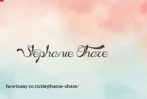 Stephanie Ohare