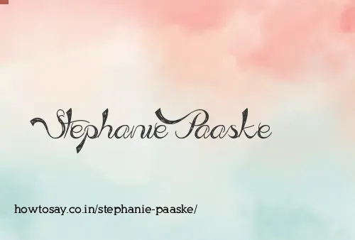 Stephanie Paaske