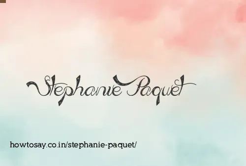 Stephanie Paquet