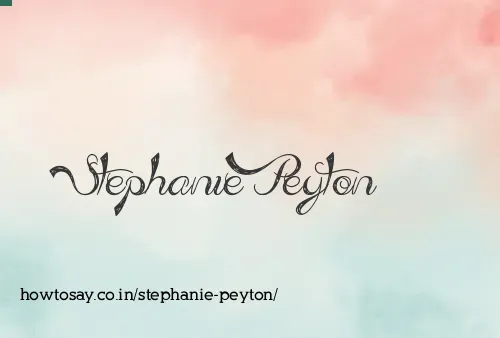 Stephanie Peyton
