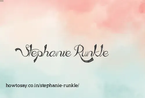 Stephanie Runkle