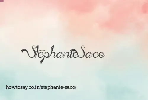Stephanie Saco