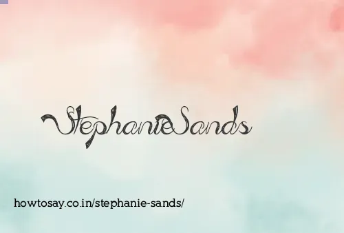 Stephanie Sands