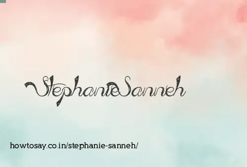 Stephanie Sanneh