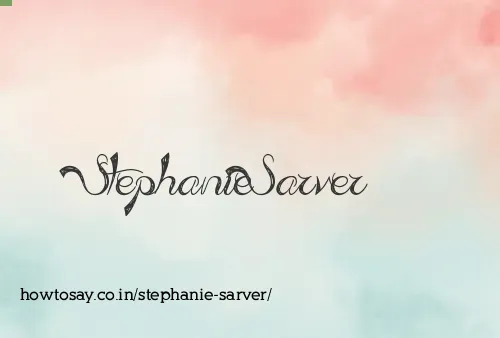 Stephanie Sarver
