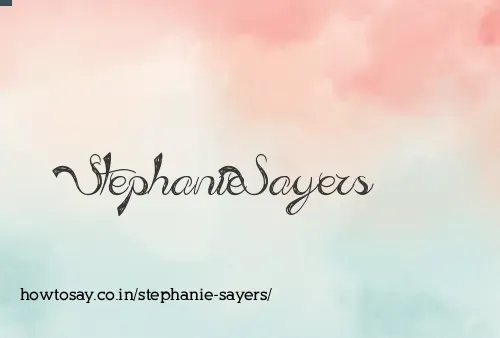 Stephanie Sayers