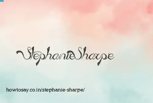Stephanie Sharpe