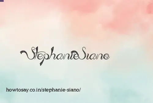 Stephanie Siano
