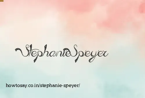 Stephanie Speyer