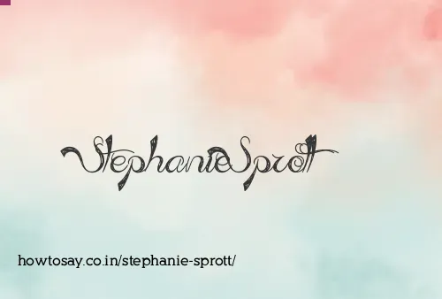 Stephanie Sprott