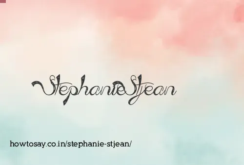 Stephanie Stjean