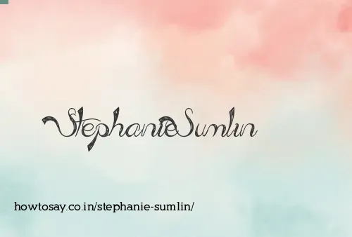 Stephanie Sumlin