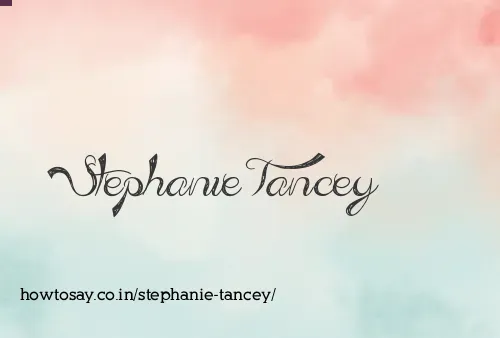 Stephanie Tancey