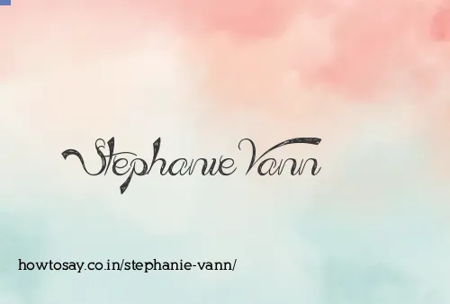 Stephanie Vann