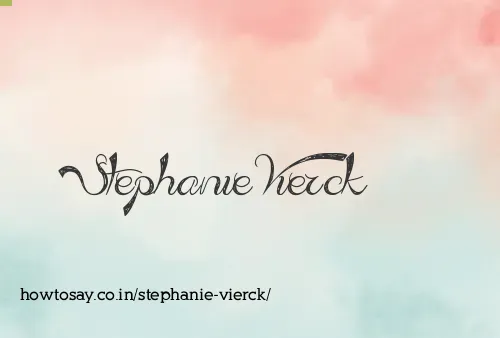 Stephanie Vierck