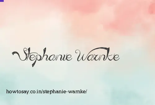 Stephanie Warnke