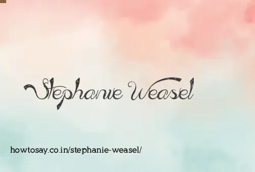 Stephanie Weasel