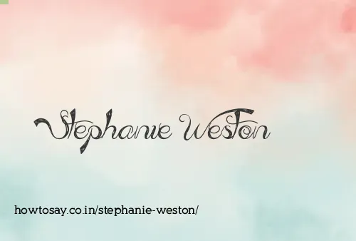 Stephanie Weston