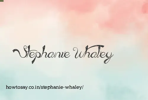 Stephanie Whaley