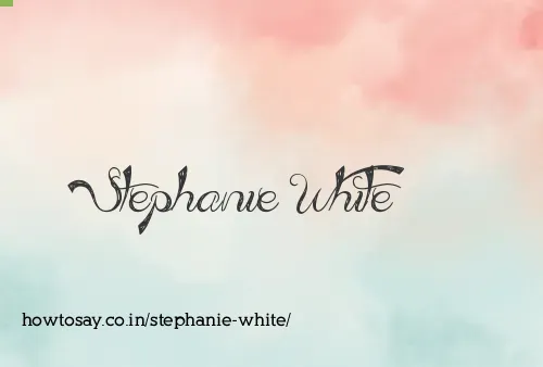 Stephanie White