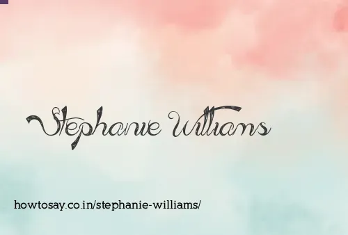 Stephanie Williams