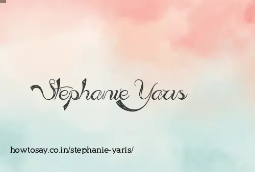 Stephanie Yaris