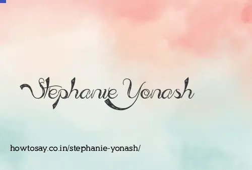 Stephanie Yonash