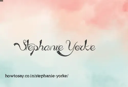 Stephanie Yorke