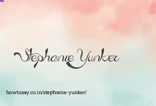 Stephanie Yunker