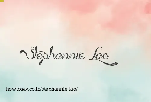 Stephannie Lao