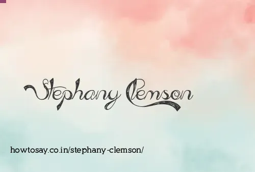 Stephany Clemson