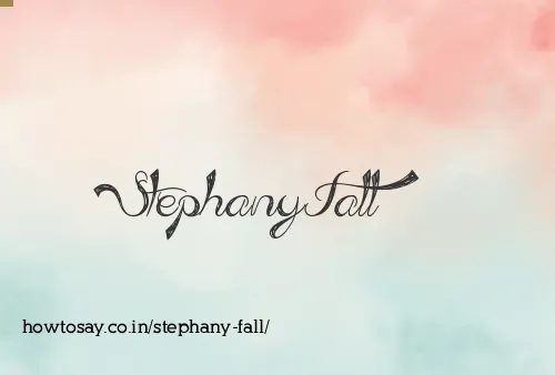 Stephany Fall