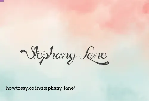 Stephany Lane