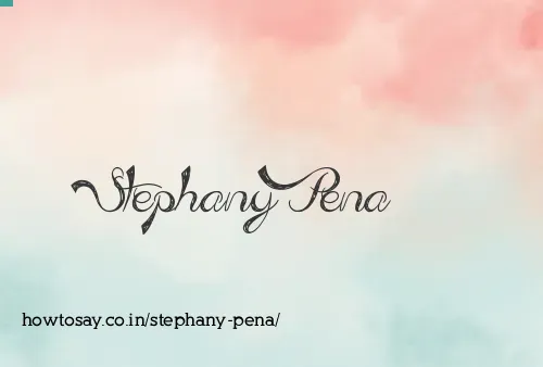 Stephany Pena