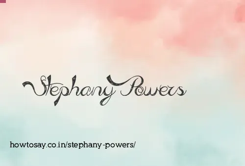 Stephany Powers