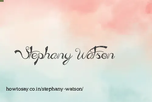 Stephany Watson