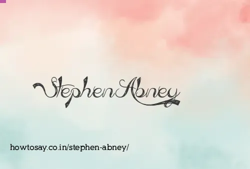 Stephen Abney