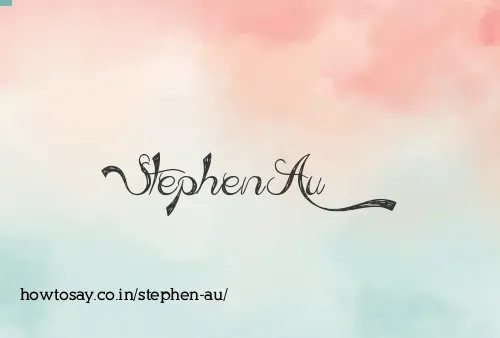 Stephen Au