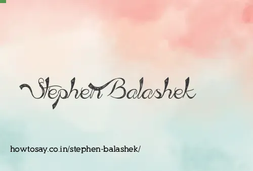 Stephen Balashek
